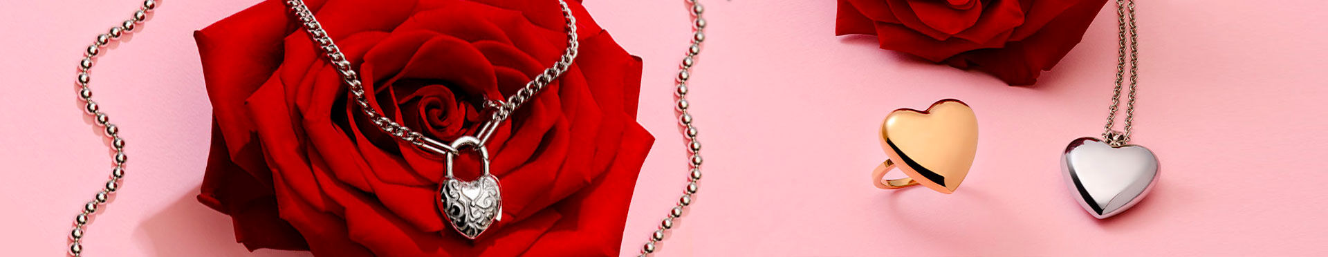 5 gioielli a forma di cuore