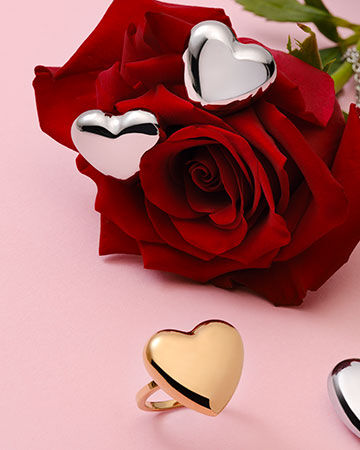 5 gioielli a forma di cuore