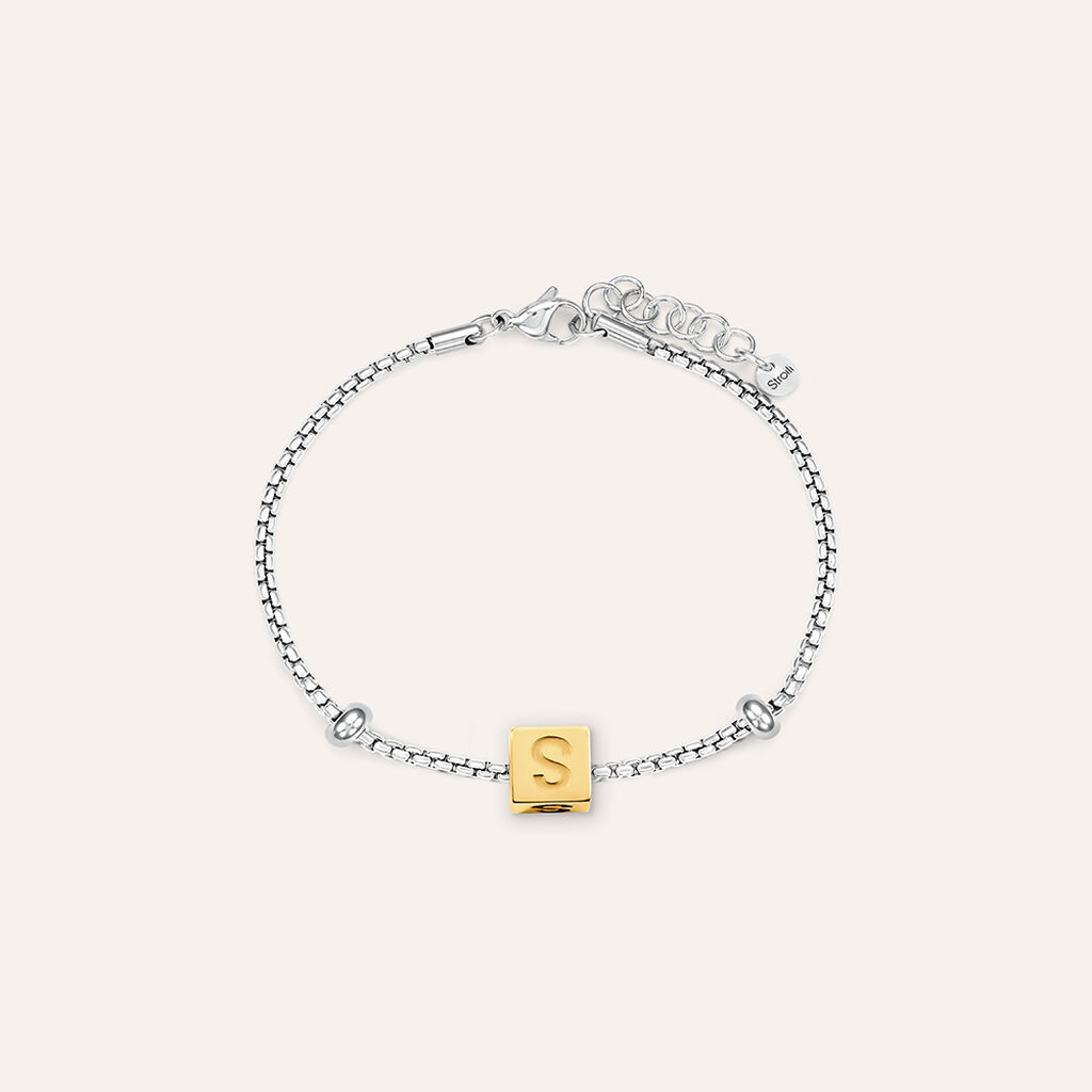 Bead Essential Code Acciaio Dorato