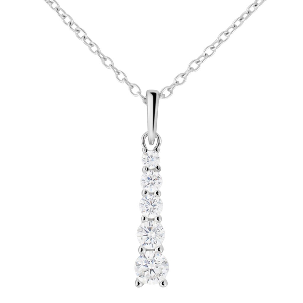 Collana Silver Elegance Argento Rodiato Cubic Zirconia - Collane Donna | Stroili