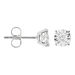 Orecchini Lobo Punto Luce Diamotion Oro Bianco Diamante - Orecchini a Lobo Donna | Stroili