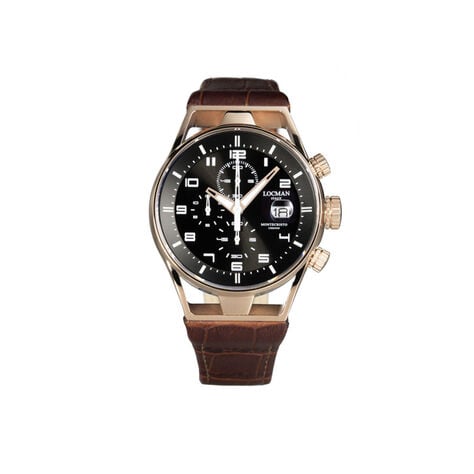 Orologio Al Quarzo Locman Montecristo 0542r01s-rrbkwhpn - Orologi con Datario Uomo | Stroili