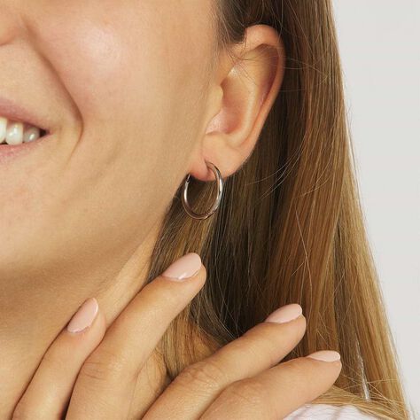 Orecchini A Cerchio Lady Code Acciaio - Orecchini a Cerchio Donna | Stroili