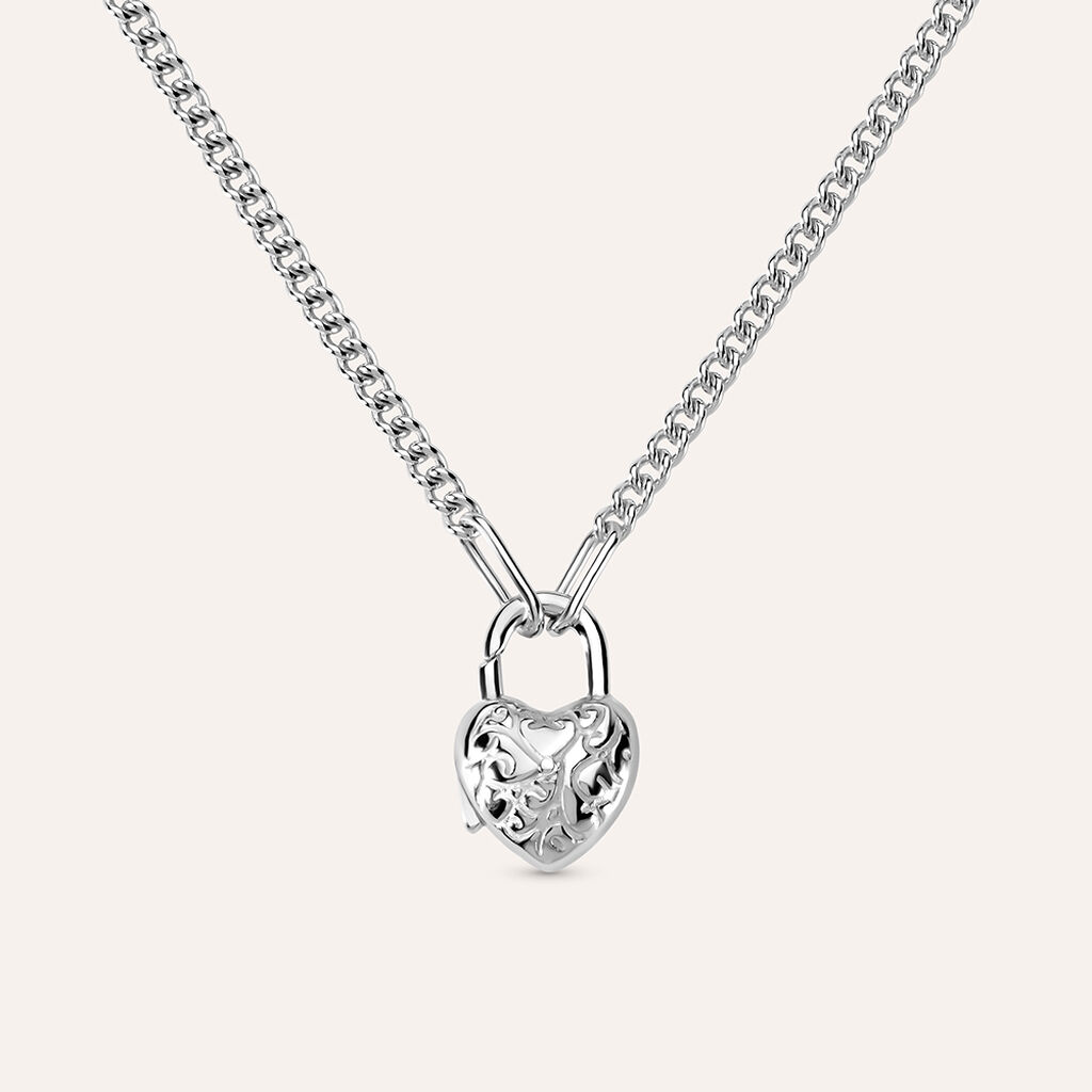 Collana Silver Collection Argento Rodiato