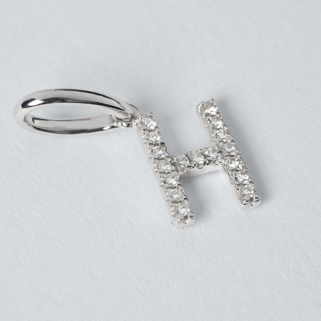 Pendente Sophia Oro Bianco Diamante - Ciondoli Donna | Stroili