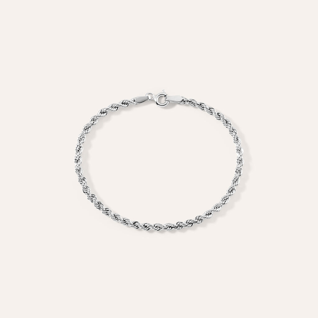 Bracciale Catena Colette Oro Bianco - Bracciali Donna | Stroili