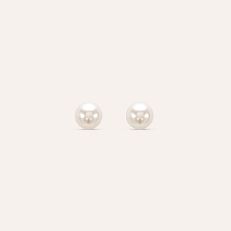 Orecchini Lobo Silver Pearls Argento Rodiato Perla sintentica - Orecchini a Lobo Donna | Stroili