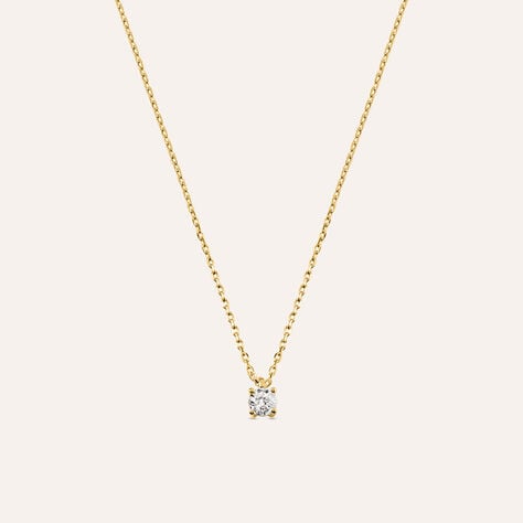 Collana Punto Luce Grace Oro Giallo Diamante - Collane Punto Luce Donna | Stroili