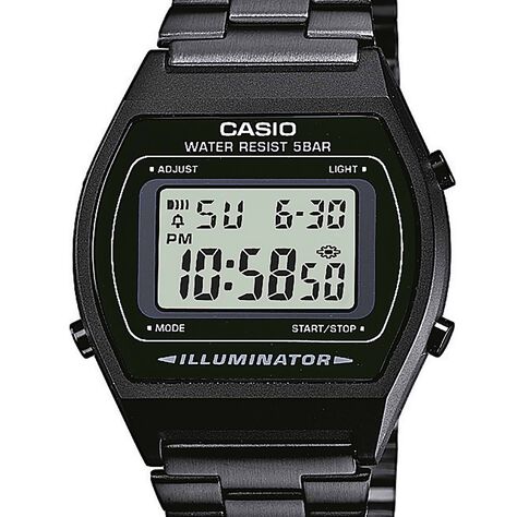 Orologio Uomo Casio Vintage Collection quadrante nero B640WB-1AEF - Orologi per Prima Comunione  | Stroili