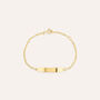 Bracciale Con Targhetta Religious Gold Oro Giallo