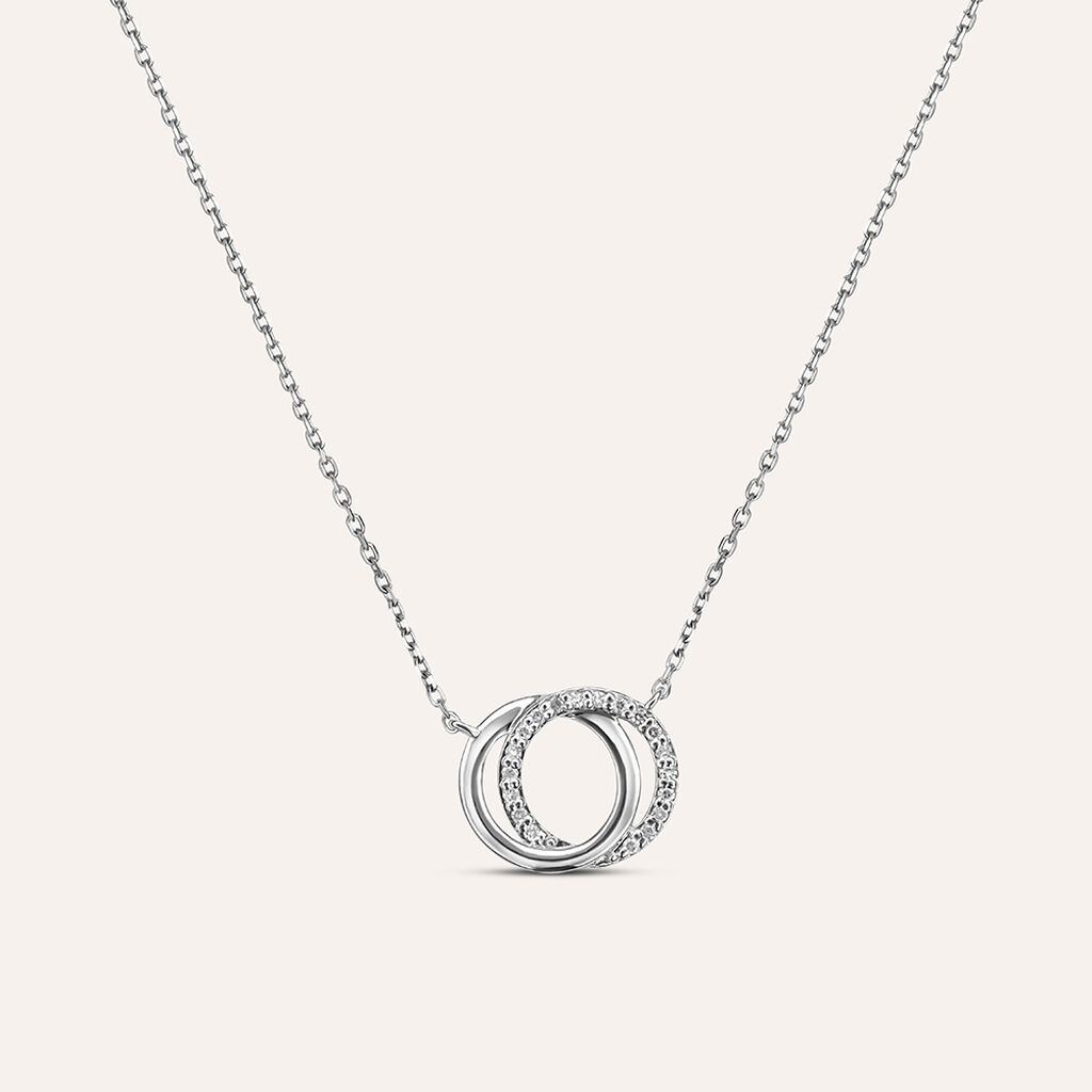 Collana Sophia Oro Bianco Diamante - Collane Donna | Stroili