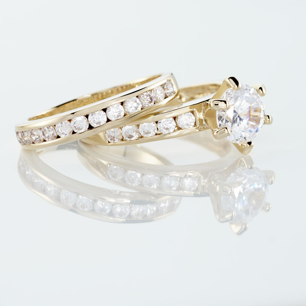 Anello Golden Dream Placcato Oro Giallo Cubic Zirconia - Anelli con Pietre Donna | Stroili