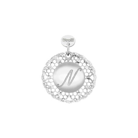 Charm in argento rodiato e glitter - Charms Donna | Stroili