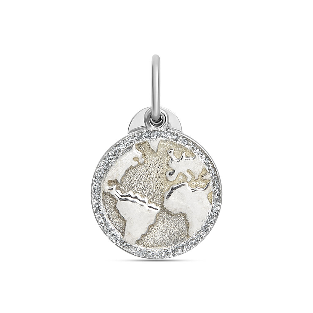 Pendente Love Beats Argento Rodiato