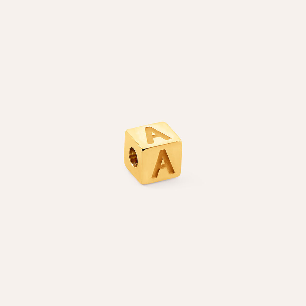 Bead Essential Code Acciaio Dorato