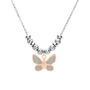 Pendente Love Beats Argento Rosa