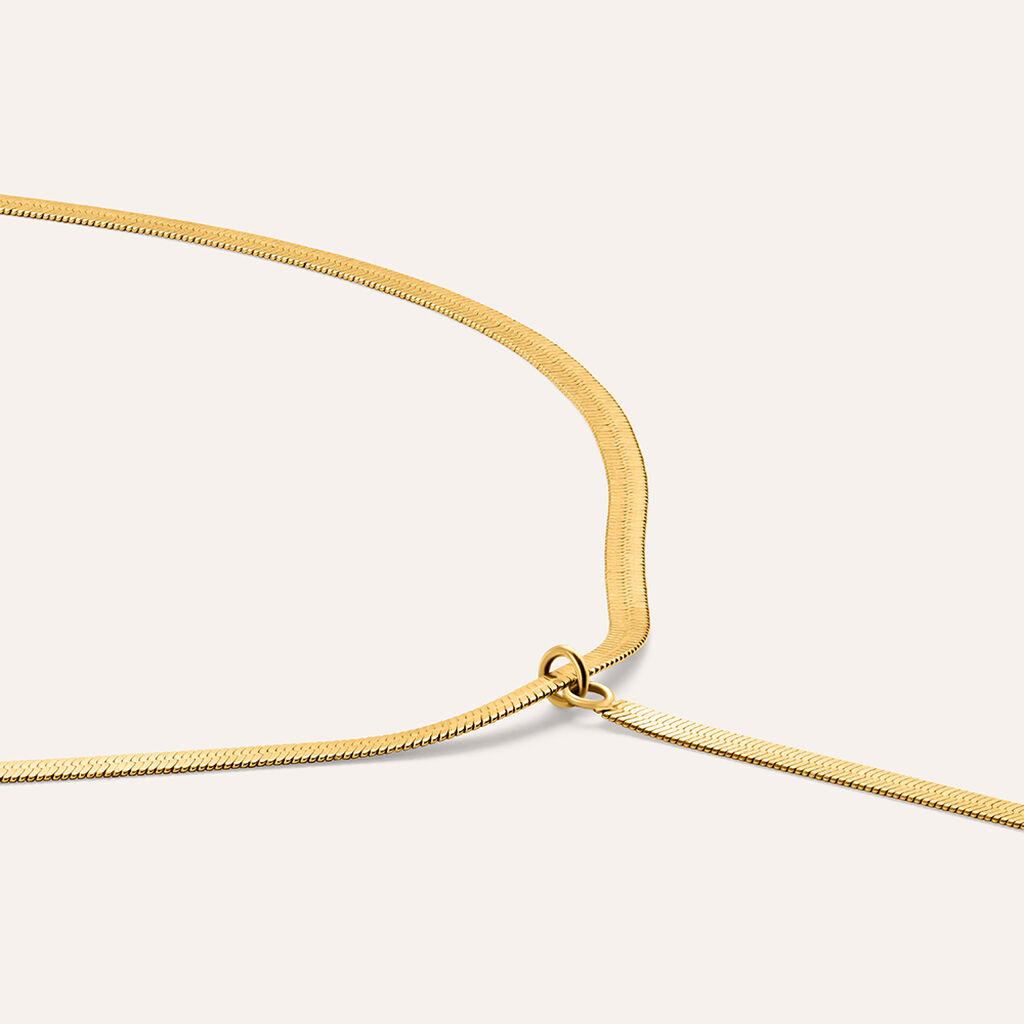Bodychain Lady Code Acciaio Dorato - Gioielli Donna | Stroili