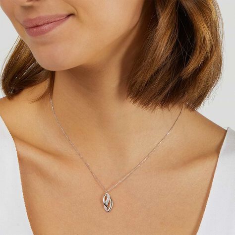 Collana Claire Oro Bianco Cubic Zirconia - Collane Donna | Stroili