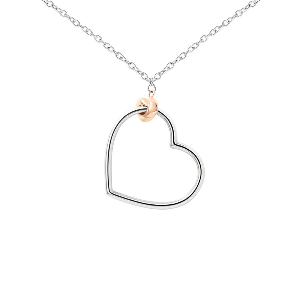 Collana Lady Code Acciaio Bicolore Bianco / Rosa - Collane Donna | Stroili