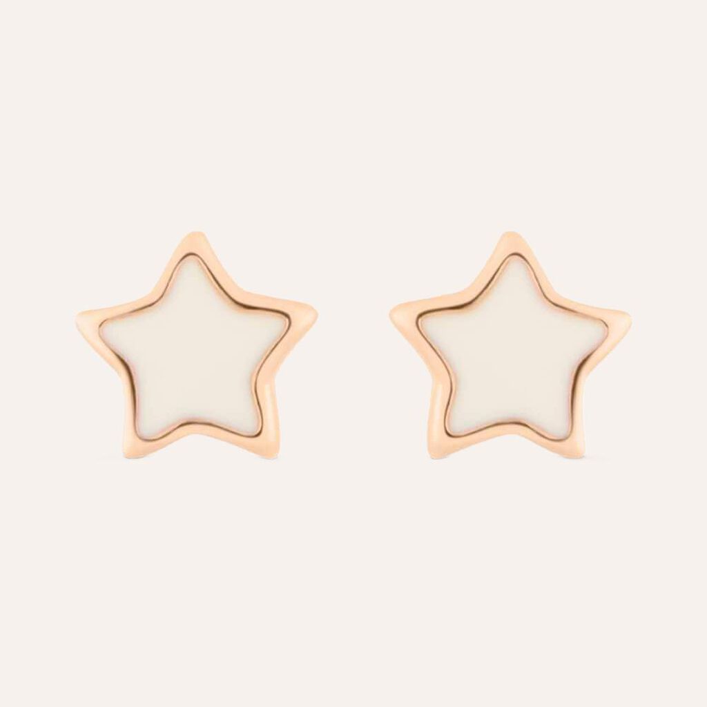 Orecchini Lobo Lady Sweet Acciaio Rosa