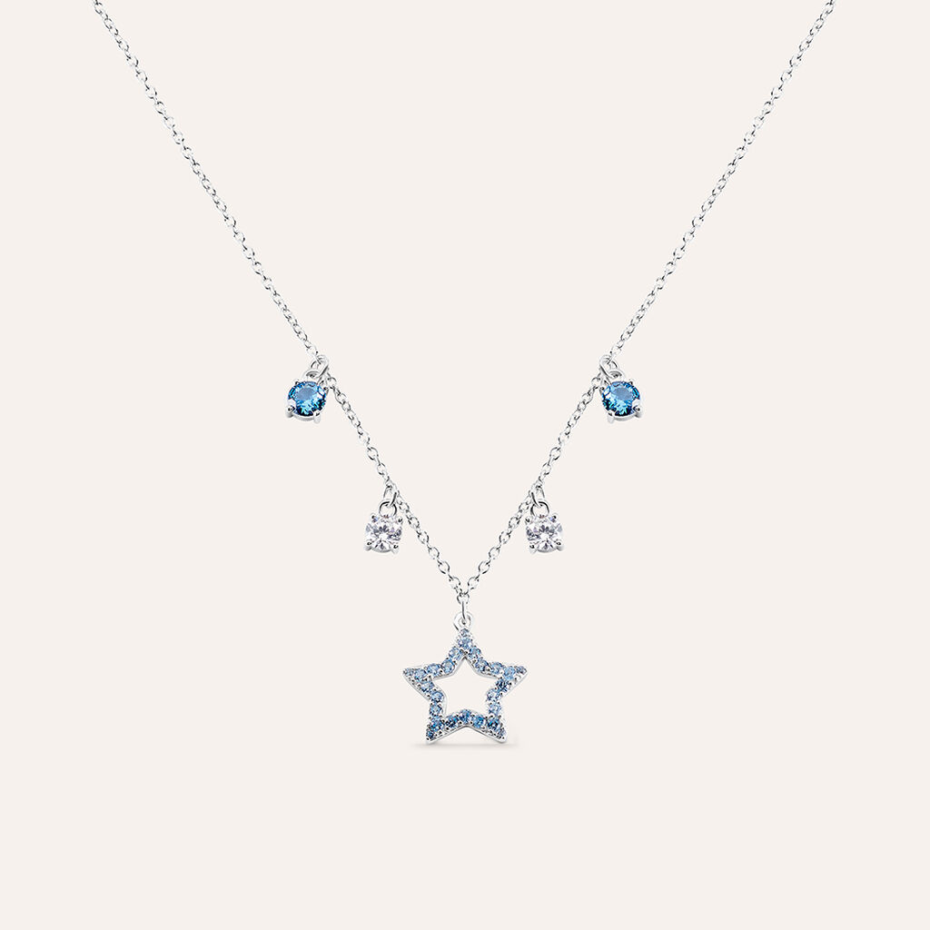 Collana Silver Rainbow Argento Rodiato Cubic Zirconia