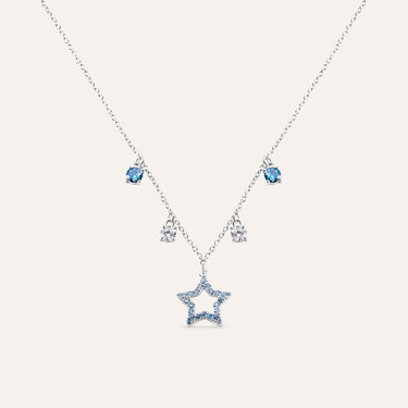 Collana Silver Rainbow Argento Rodiato Cubic Zirconia