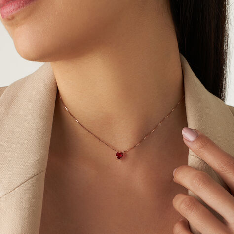 Collana Punto Luce Silver Rainbow Argento Rosa Cubic Zirconia - Collane Punto Luce Donna | Stroili