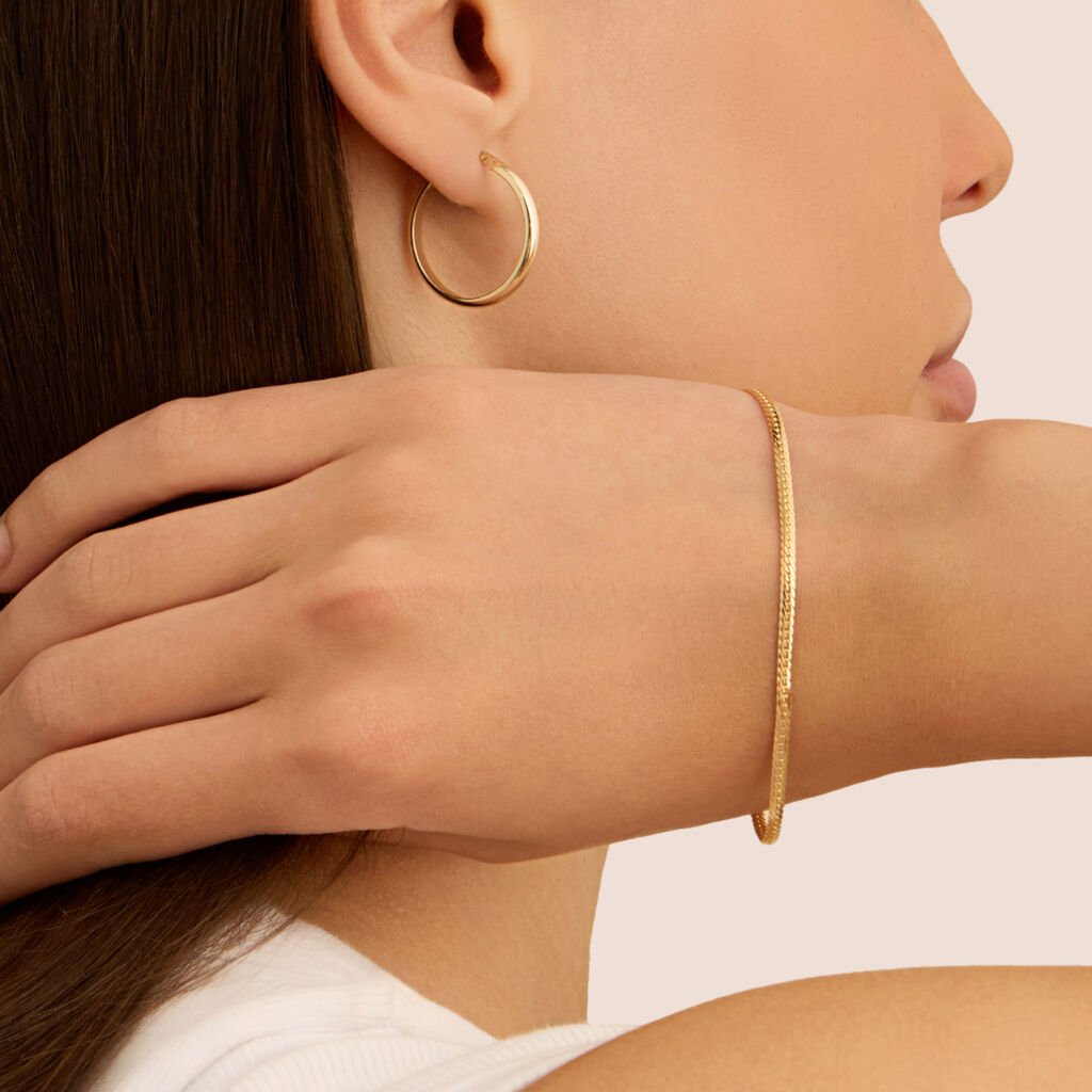 Orecchini A Cerchio Toujours Oro Giallo - Orecchini a Cerchio Donna | Stroili