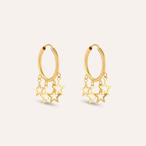 Orecchini A Cerchio Toujours Oro Giallo - Orecchini a Cerchio Donna | Stroili