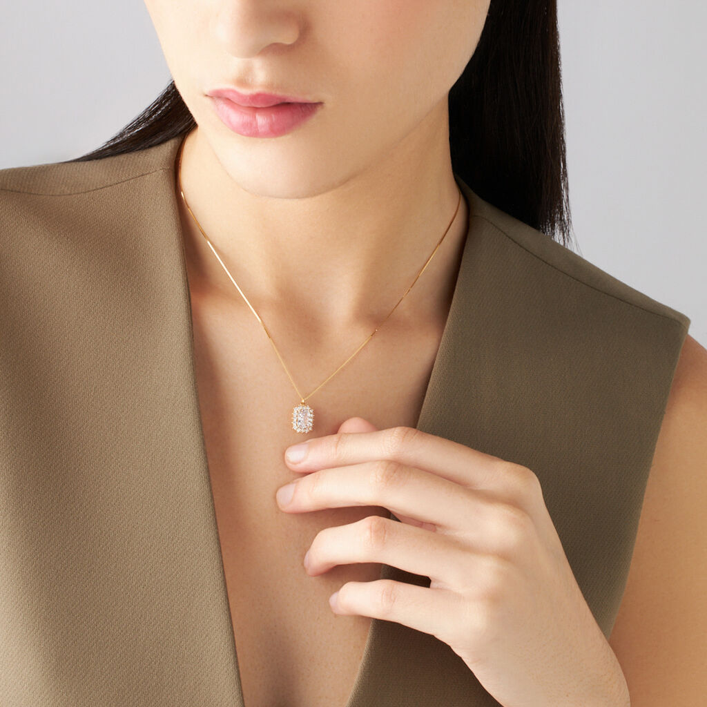 Collana Claire Oro Giallo Cubic Zirconia