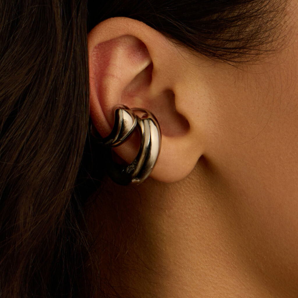 Ear Cuff Moonlight Acciaio
