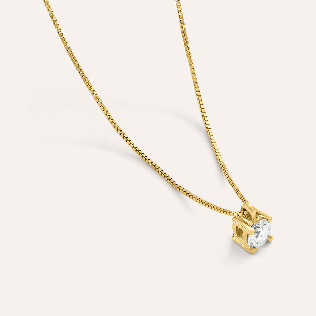 Collana Firmamenti Oro Giallo Diamante