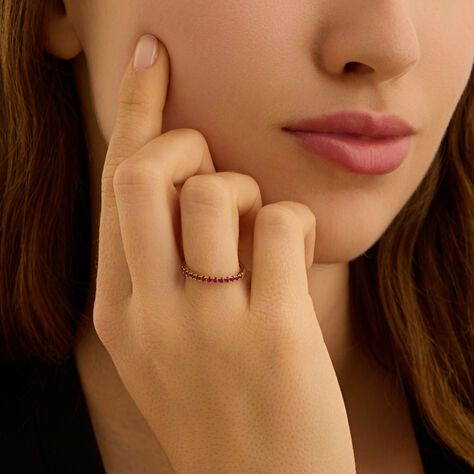 Anello Riviere Charlotte Oro Giallo Rubino - Anelli Riviere Donna | Stroili