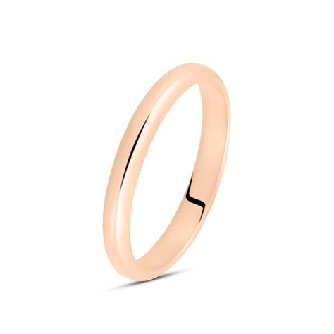 Fede Classica Leggera 3.2 mm Oro Rosa - Anelli con Incisione Unisex | Stroili