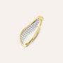 Anello Fascia Claire Oro Giallo Cubic Zirconia