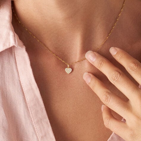 Pendente Poème Oro Giallo Cubic Zirconia - Ciondoli Donna | Stroili