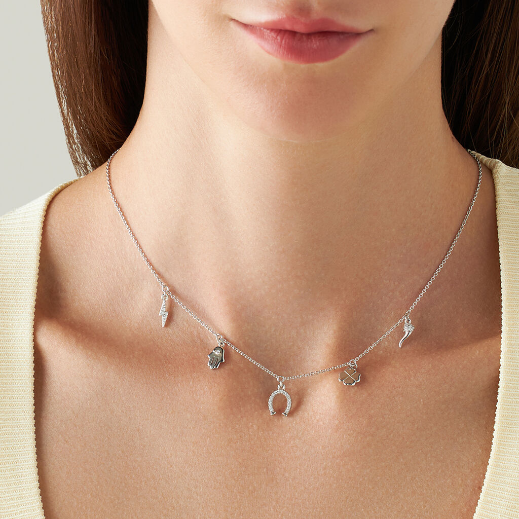 Collana Silver Moments Argento Rodiato Cubic Zirconia - Collane Donna | Stroili