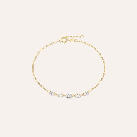Bracciale Claire Oro Giallo Cubic Zirconia - Bracciali Amicizia Donna | Stroili