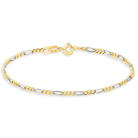 Bracciale Catena Oro Uomo Oro Bicolore - Bracciali Uomo | Stroili