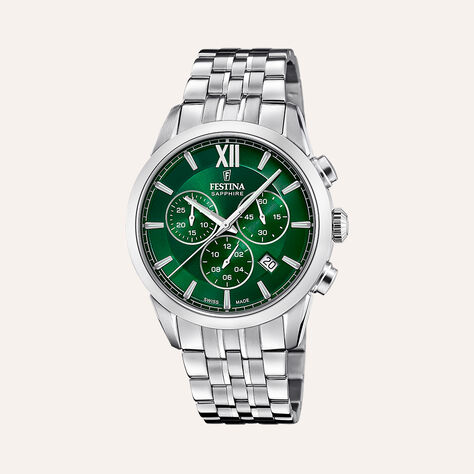 Orologio Al Quarzo Festina Swiss Made Chrono F20040/3 - Orologi con Datario Uomo | Stroili