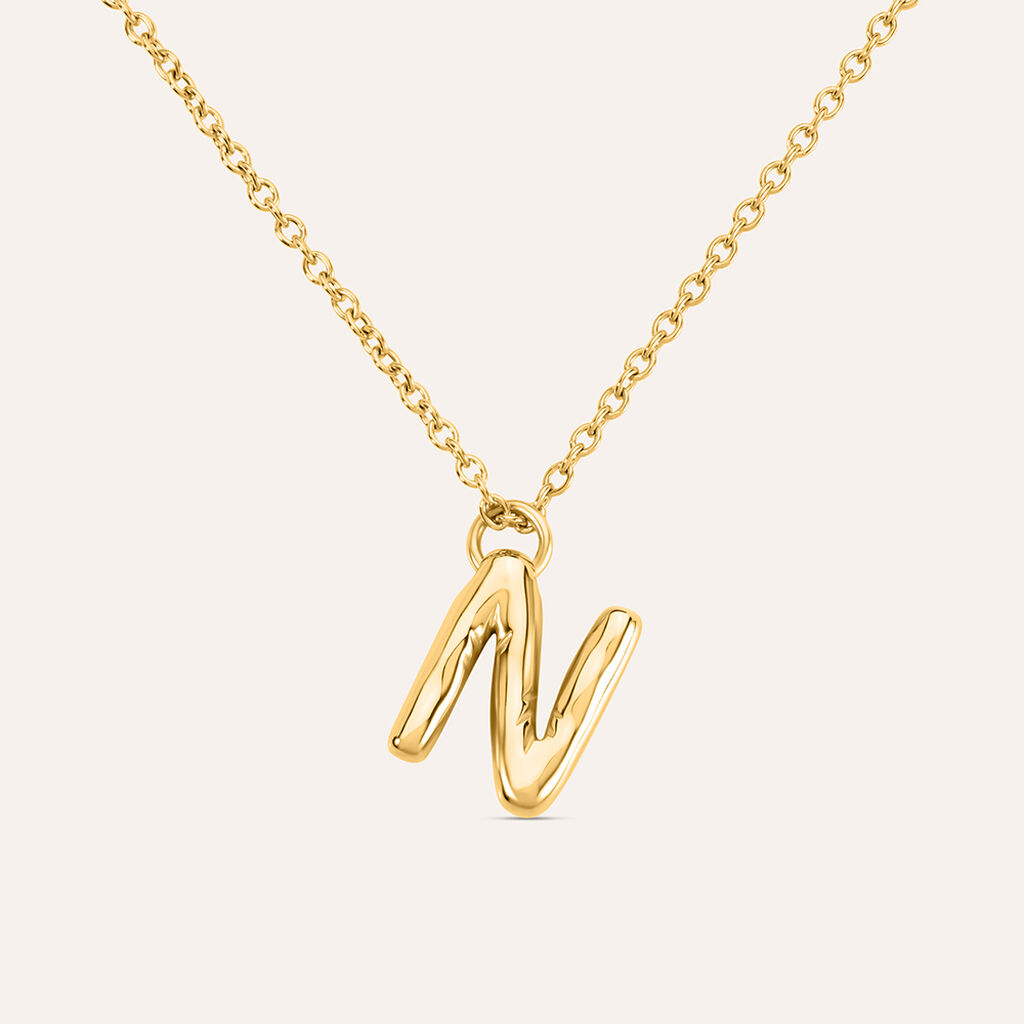 Collana Radiance Acciaio Dorato