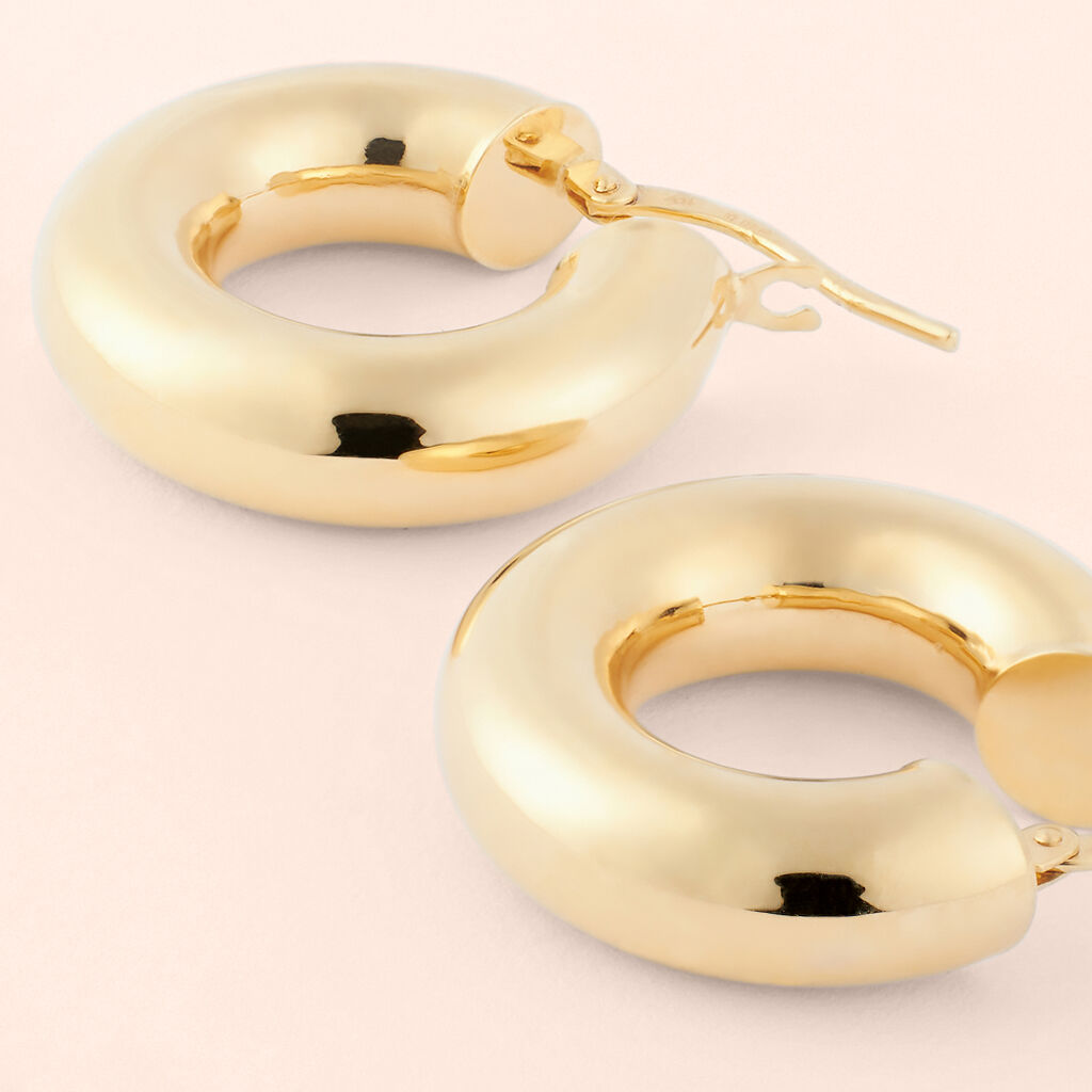 Orecchini A Cerchio Toujours Oro Giallo