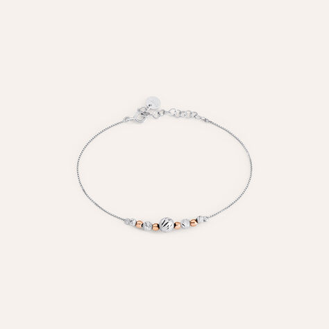 Bracciale Silver Collection Argento Bicolore Bianco / Rosa - Bracciali Donna | Stroili