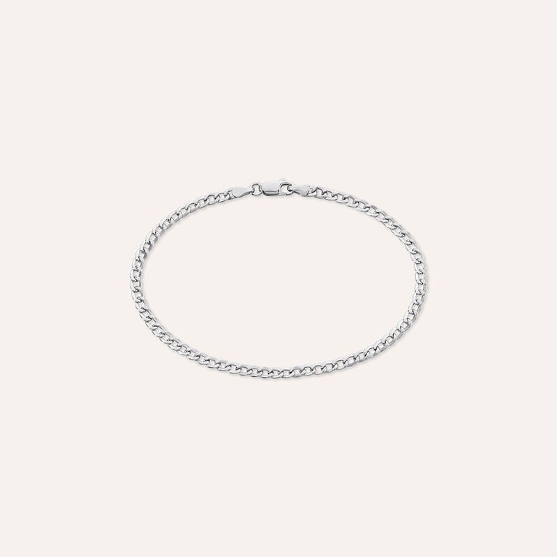Bracciale Catena Oro Uomo Oro Bianco - Bracciali Uomo | Stroili