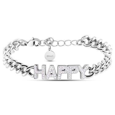 Bracciale Sunrise Acciaio Cristallo