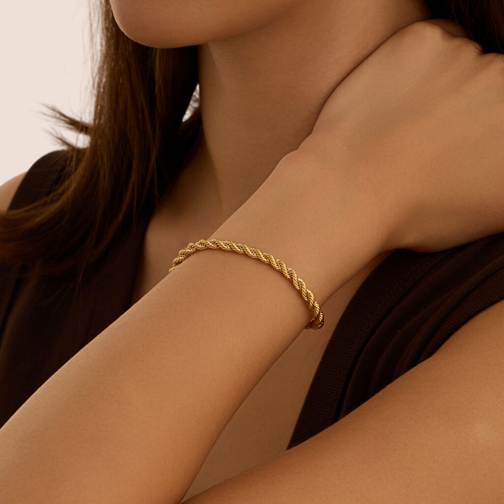 Bracciale Catena Colette Oro Bicolore Giallo / Rosa