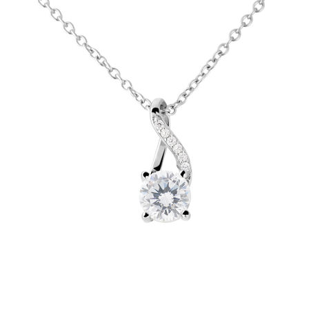 Collana Punto Luce Silver Elegance Argento Rodiato Cubic Zirconia - Collane Punto Luce Donna | Stroili