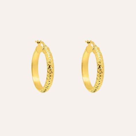 Orecchini A Cerchio Toujours Oro Giallo - Orecchini a Cerchio Donna | Stroili