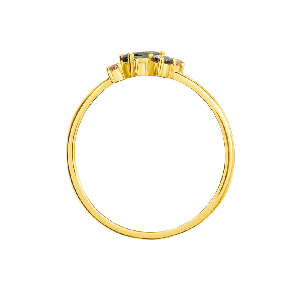Anello Fantasia Claire Oro Giallo Cubic Zirconia - Anelli con Pietre Donna | Stroili