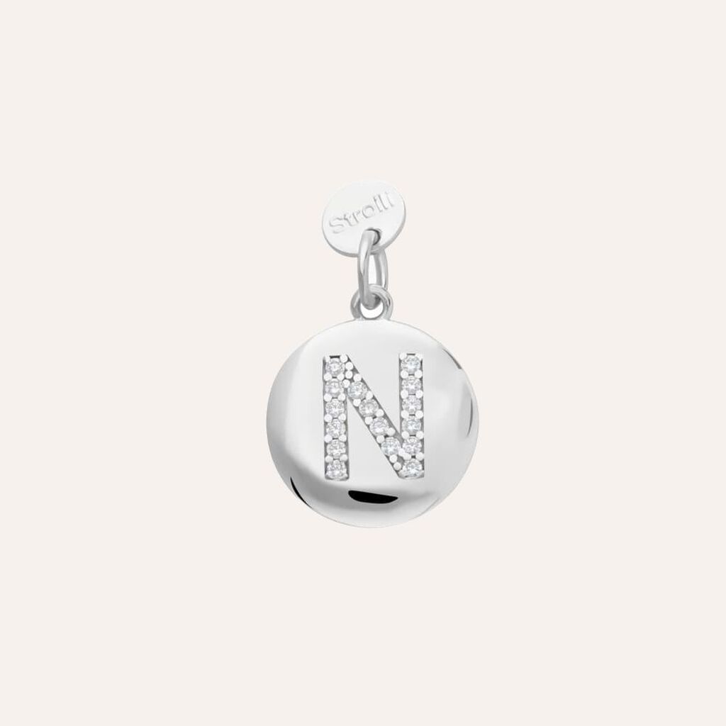 Pendente Love Beats Argento Rodiato Cubic Zirconia